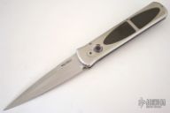 Godfather Titanium Custom - Carbon Fiber Inlays / Hand Ground Blade