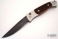 Custom BREND Auto #2 - Eggerling Turkish Damascus / Jigged Bone