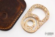 Pull Tab - Double Swan - Nichols Mokume