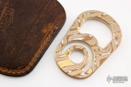 Pull Tab - Double Swan - Nichols Mokume