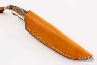 Raised Clip Point Fixed Blade - Mammoth Ivory