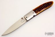 Red Jigged Bone Linerlock