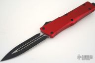 142-10-R Combat Troodon D/E Red - Black Tactical Plain Edge