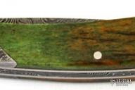 Damascus & Giraffe Bone Slipjoint