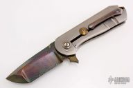 Rhino Flipper - Blued Damascus (Lefty)