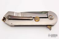 Rhino Flipper - Blued Damascus (Lefty)