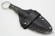 Ringed Fixed Blade - Carbon Fiber