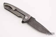 Rockeye Flipper - Damascus and Mokume