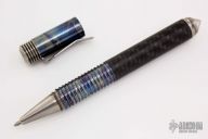 S500TiCf (F) - Flamed Titanium/Carbon Fiber Pen