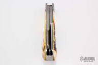 Saddle Horn Trapper - Damascus and Stag