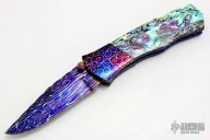 Scale Release Auto - Damascus/Abalone