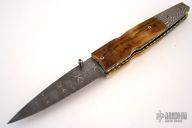 Xpose  - Damascus & Mammoth Ivory Linerlock