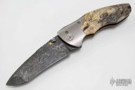 Scout - Damascus and Burl
