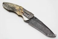 Scout - Damascus and Burl