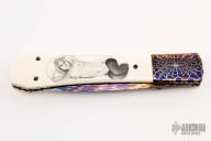 Scrimshawed Coffin Linerlock Folder