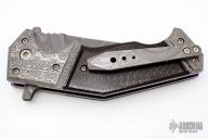 Serphant - Damascus and Carbon Fiber