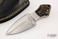 Sheep Horn Push Dagger