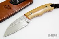 Sheepsfoot - Damasteel and Bone