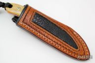 Sheepsfoot - Damasteel and Bone