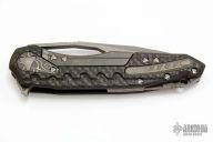 Sigil - Apocalyptic Elmax Carbon Fiber Damascus Plate