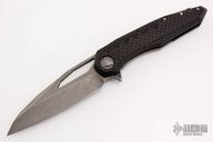 Sigil - Apocalyptic Elmax Carbon Fiber Damascus Plate