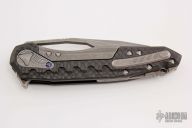Sigil - Apocalyptic Elmax Carbon Fiber Damascus Plate