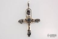 Silver and Meteorite Cross