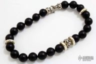 Silver and Onyx Bracelet