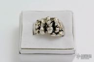 Silver Ring - Fist - Size 10