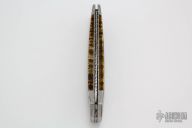 Silver Wire Inlaid Lockback