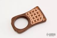 Single Finger Paperweight - Dirty Copper