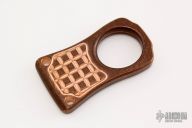 Single Finger Paperweight - Dirty Copper