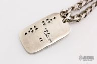 Skull Pendant w/ Silver Chain