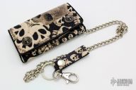 Skull Rayskin Wallet - "Killing Fields"
