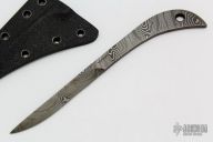 Small Damascus Fixed Blade