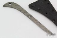 Small Damascus Fixed Blade