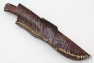 Small Damascus Fixed Blade