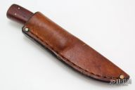 Small Damascus Fixed Blade