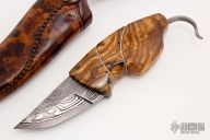 Small Damascus Skinner