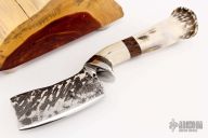 Small Kitchen Cleaver w/ Block