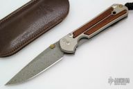 Small Sebenza 21 - Damascus and Cocobolo