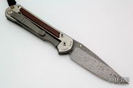Small Sebenza 21 - Damascus and Cocobolo