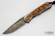 Small Sebenza - 1999 Edition - Birds Eye Maple/Damascus