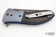 Snap Tanto Flipper - Damascus Blade