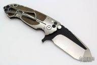 Solo Flipper - Green Micarta Inlay