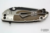Solo Flipper - Green Micarta Inlay