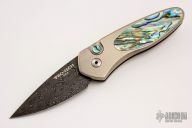 Sprint Custom - Damascus/Titanium/Abalone