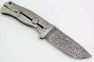 SR1D Integral Titanium Handle Folding Knife