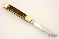 Stag Leverlock Auto - Brown Leather Sheath