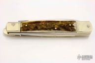 Stag Leverlock Auto - Brown Leather Sheath